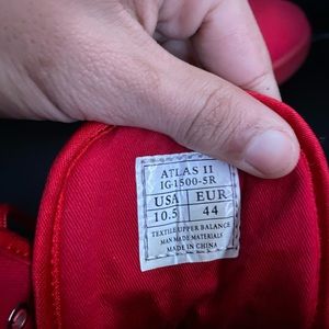 Vlado Atlas II High Top Sneaker Red Men sz 10.5